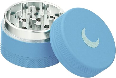Brando Moon 1.5 inch Black with Pink Moon Kitchen Crusher - 3 Piece Small Metal Matte Crusher in Kuwait