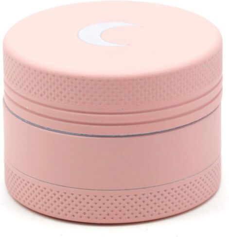 Brando Moon 1.5 inch Black with Pink Moon Kitchen Crusher - 3 Piece Small Metal Matte Crusher in Kuwait