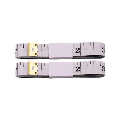 2 Pack 60 Inch Double-Sided Tape Measure - Reversible Ruler for Sewing, Tailoring, Dressmaking & Craft Projects (White) in Saudi Arabia