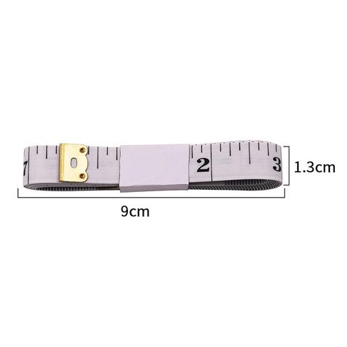 2 Pack 60 Inch Double-Sided Tape Measure - Reversible Ruler for Sewing, Tailoring, Dressmaking & Craft Projects (White) in Saudi Arabia