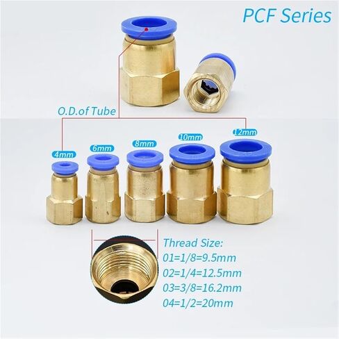 1/8 ''1/4'' 3/8 ''1/2'' موضوع تركيب الأنابيب المشتركة خرطوم 4 مللي متر 6 مللي متر 8 مللي متر 10 مللي متر 12 مللي متر تركيبات موصل هوائي 1 قطعة (12 مللي متر ، 1/2 بوصة) in Kuwait