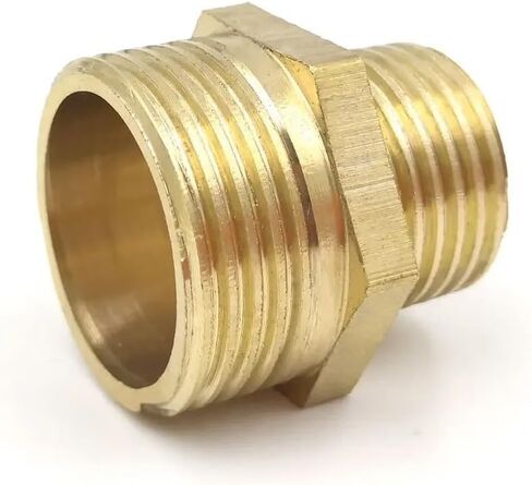 Brass Nipple Fitting Pipe Connector Adapter 1/8 1/4 3/8 1/2 Reducing Hose Connection 1Pcs(9) in Saudi Arabia