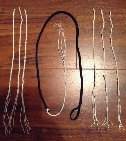 طقم سقوط احتياطي من النايلون Bullwhip مقاس 1-22 بوصة (أسود) بالإضافة إلى 6 قطع إضافية من النايلون المفرقع بوبر SKU # F1 in Saudi Arabia
