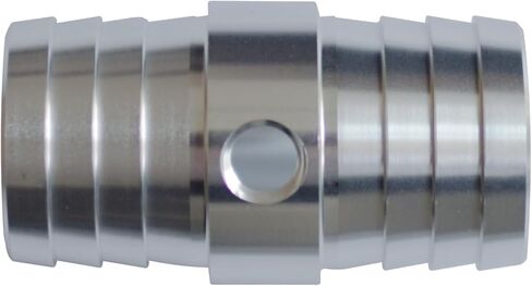 1-1/4" Radiator Hose Barb Coupler with 1/8" NPT Steam Port for LS Swap Steam Coolant Crossover Splice Replacement Aluminum in Saudi Arabia