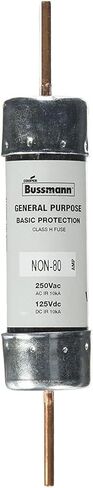 BUSSMANN NON-80-80 Amp مصهر شفرة لمرة واحدة غير فئة الحد الحالي H 250V Ul مدرج (عبوة من 1) in Saudi Arabia