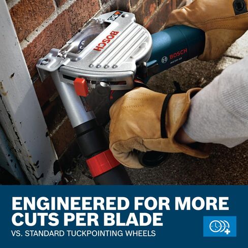 BOSCH DBTP0502 5 in. Premium Sandwich Tuckpointing Blade | Longer Life, Dual-Wheel Design | Mortar Removal, Brick Walls | Standard Angle Grinders in Saudi Arabia