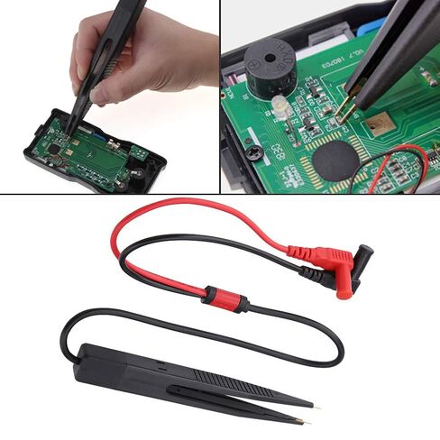 Portable SMD Chip Test Clip Meter for Multimeter Use in Electronic Work with Comfort Grip Probes and Precise Circuit Board Measurements in Saudi Arabia