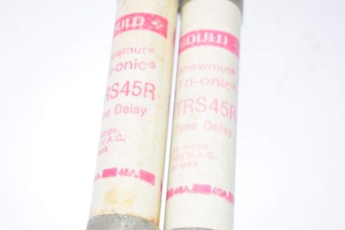 Mersen TRS-R مصهر تأخير الوقت ثلاثي الأونيك/فئة RK5، 600VAC/300VDC، 200kA AC/20kA DC، 45 أمبير، قطر 1-1/16 بوصة × طول 5-1/2 بوصة in Saudi Arabia