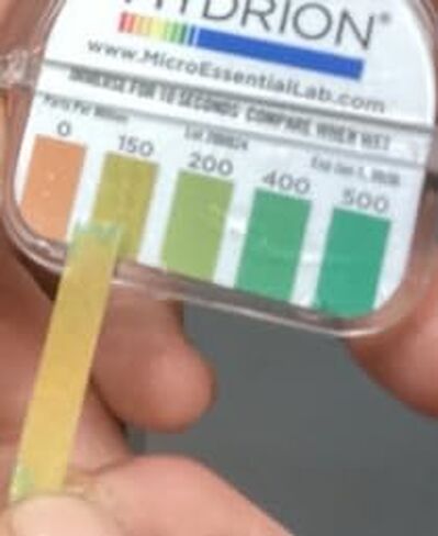 Replacement Hydrion QT-40 Quaternary OEM Sanitizer Solution Test Tape for Testing 0-500 ppm Ranges in Saudi Arabia