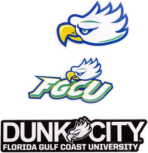 Desert Cactus Florida Gulf Coast University Acrylic Magnet 3 Pack FGCU Eagles Decorative Design Officially Licensed (Magnet Set A) in Saudi Arabia