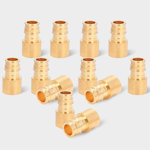 10 قطع Pex-A تركيب توسيع 1/2 بوصة × 1/2 بوصة أنثى NPT قطرة الأذن تركيبات الكوع خالية من الرصاص نحاس ASTM F1960 وNSF معتمد تصميم مضاد للتسرب لأنابيب Pex-A in Kuwait
