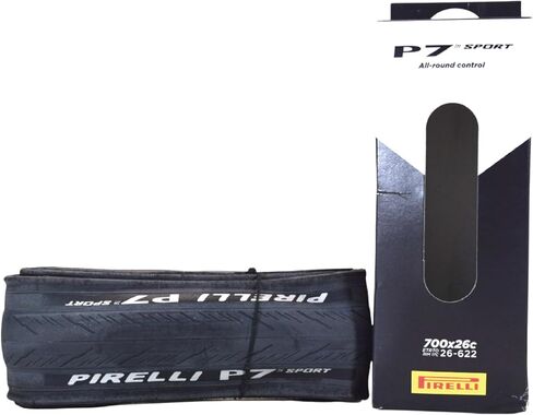 إطار دراجة Pirelli P7 Sport 26-622 700 x 26c عالي الأداء - الثقة والتحكم والمتانة في إطار تدريب واحد - التعامل الأمثل والراحة in Kuwait