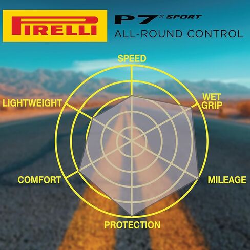 إطار دراجة Pirelli P7 Sport 26-622 700 x 26c عالي الأداء - الثقة والتحكم والمتانة في إطار تدريب واحد - التعامل الأمثل والراحة in Kuwait