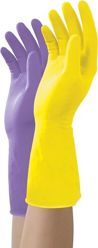Mr. Clean Large Reusable Latex Gloves, 2 Color, 2 Pairs in Saudi Arabia