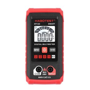 True RMS Multimeter 2,000 Counts HABOTEST HT123 Digital Multimeter Auto Multi-Meter 2,000 Counts True RMS Measuring ACDC Voltage Resistance NCV Test with LCD Backlight Flashlight Data Hold in Saudi Arabia