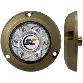 Shadow-Caster SC2 Series Bronze Surface Mount Underwater Light - Full-Color in Saudi Arabia