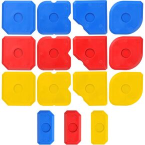 15 PCS Caulking Kit Silicone Sealant Finishing Tools Multi-Edge Sealant Applicator Smoother Portable Sealants Grout Scraper Sealants Grout Finishing Sealing Caulking Tool for Bathroom Floor Window in Kuwait
