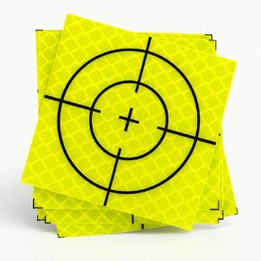 60 قطعة 40 × 40 مللي متر أهداف المسح العاكسة الخضراء شريط عاكس لاصق الهدف ورقة لمجموع محطات أدوات الليزر in Kuwait