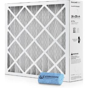 استبدال فلتر الهواء 16x20x4 MERV 11، FC100A1003 مرشحات فرن HVAC AC المطوية مع قطعة قماش للتنظيف بالجملة، عبوتان (الحجم الفعلي: 15.94 × 19.75 × 4.38 بوصة) in Kuwait