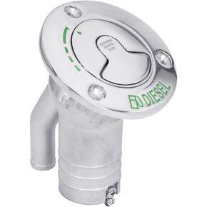 White Water 6004SEU-FT-VA Marine 316 متوافق مع وكالة حماية البيئة (EPA) بزاوية 1/4 فتحة تهوية - لأنظمة علبة الكربون فقط، ديزل 1-1/2 بوصة in Kuwait