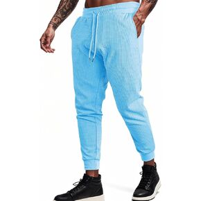 رجل الهراء محكم السراويل الرباط تمتد مرونة الخصر مدبب ركض الراحة الهراء متماسكة Sweatpants in Kuwait