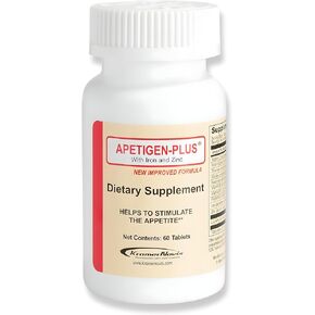 Apetigen-Plus Appetite Stimulant for Weight Gain – Multivitamin with Iron, Zinc, L-Lysine & B-Complex – Appetite Booster Tablets for Adults & Kids 12+ – Sugar Free, No Fish Oil – 60 Count in Saudi Arabia