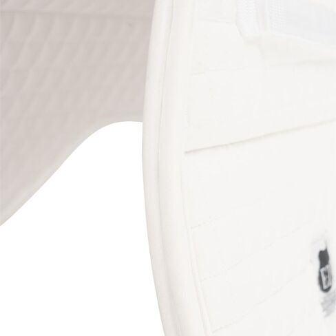 Schneiders E-Z View Pin-On Wither Relief Quilted Hunter Horse Saddle Pad | English Contoured Pad for Higher-Withered Horses | Show-Ready Comfort and Style | Color White in Saudi Arabia