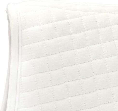 Schneiders E-Z View Pin-On Wither Relief Quilted Hunter Horse Saddle Pad | English Contoured Pad for Higher-Withered Horses | Show-Ready Comfort and Style | Color White in Saudi Arabia