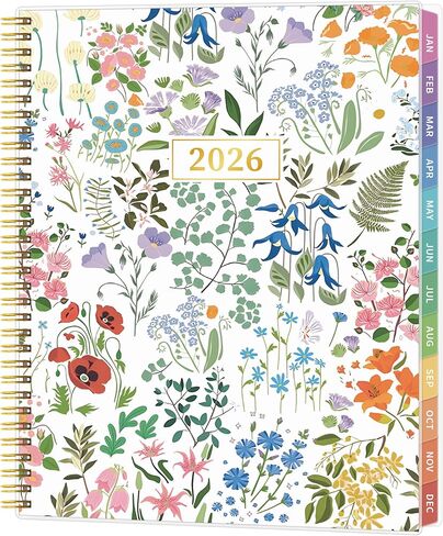 2026 Appointment Book, 30 Minutes-Hourly, Weekly ＆ Monthly Calendar Planner 2026, Jan 2026 - Dec 2026, 8.5'' x 11'', 2026 Daily Planner with Tabs ＆Pocket, Flexible Cover, Great for Office, Home, School in Saudi Arabia