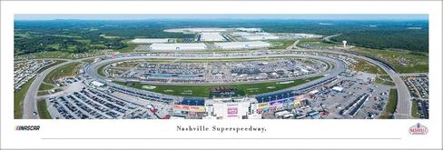 Nashville Superspeedway - Unframed 40 x 13.5 NASCAR Poster by Blakeway Panoramas in Saudi Arabia