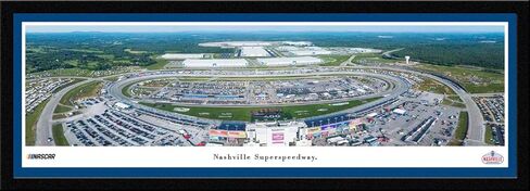 Nashville Superspeedway - Unframed 40 x 13.5 NASCAR Poster by Blakeway Panoramas in Saudi Arabia