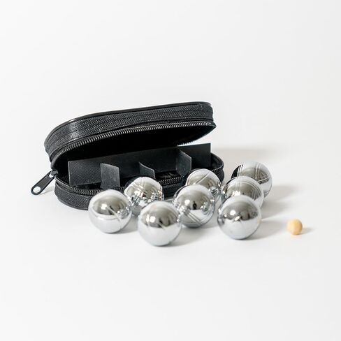 قائمة BuyBocceBalls - مجموعة 8 كرات 35 مم معدنية صغيرة من لعبة البوتشي/البيتانك مع حقيبة زرقاء - فردية in Kuwait