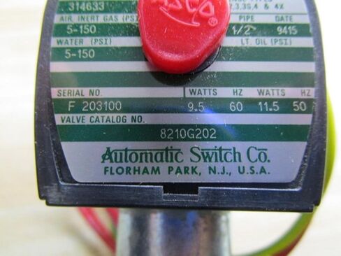 Asco 8210G202 Solenoid Valve in Saudi Arabia