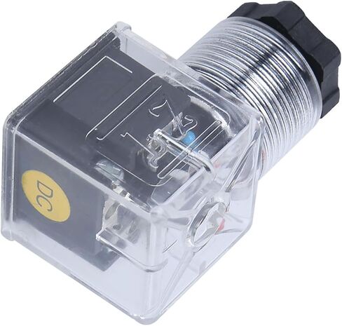 10A Hydraulic Solenoid Valve din 43650 connector 5pcs Hydraulic Solenoid Coil Plug,Hydraulic Solenoid Coil Connector,Transparent Voltage Universal Accessories Válvulas in Saudi Arabia