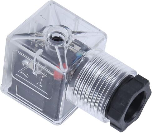 10A Hydraulic Solenoid Valve din 43650 connector 5pcs Hydraulic Solenoid Coil Plug,Hydraulic Solenoid Coil Connector,Transparent Voltage Universal Accessories Válvulas in Saudi Arabia