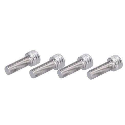 Walfront M10 Hex Socket Cap Screws 4Pcs A2-70 Stainless Steel 1.25mm Fine Pitch Fasteners for Automotive DIY and Construction Hardware (M10*30) in Saudi Arabia