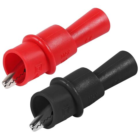 8PCS Multimeter Push on Alligator Clips Set Insulated Crocodile Clamps for Electrical Testing in Saudi Arabia