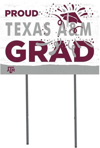 KH Sports 18x24 Lawn Sign Proud Grad With Logo Texas A&M Aggies in Saudi Arabia