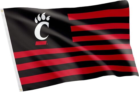 Desert Cactus University of Cincinnati Indoor and Outdoor 100% Polyester University Flag Banner, 3x5 Feet Bearcats (Nation) in Saudi Arabia