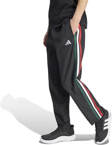 adidas Mens Essentials 3-Stripes Woven Open Hem Track Pants in Saudi Arabia