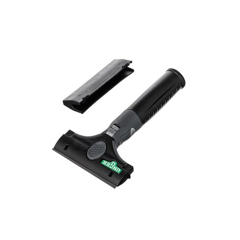 Unger Commercial ErgoTec® Ninja 4" Glass Scraper with Blade and Safety Cap – Adjustable Angle for Efficient Window Cleaning EN100 in Saudi Arabia