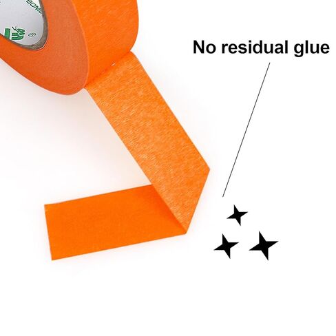 BOMEI PACK 6 Pack Orange Painters Tape, 0.94" x 30yds, Premium Painting Masking Tape, Clean Release Paper Tape for Home and Office in Kuwait