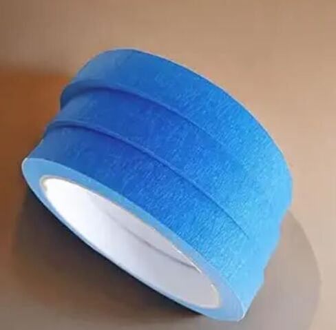Blue Painters Tape, 0.59 Inch x 2Yards x 3 Rolls Masking Tape, Wall Paint Tape, Painting, DIY Art Supplies, Cutting, Decorating, Edge Treatment Multi Surface Paint Tape in Saudi Arabia