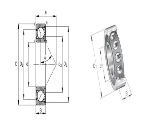 1pcs 7007 7007C 2RZ P4 35x62x14 Sealed Angular Contact Bearings Speed Spindle in Saudi Arabia