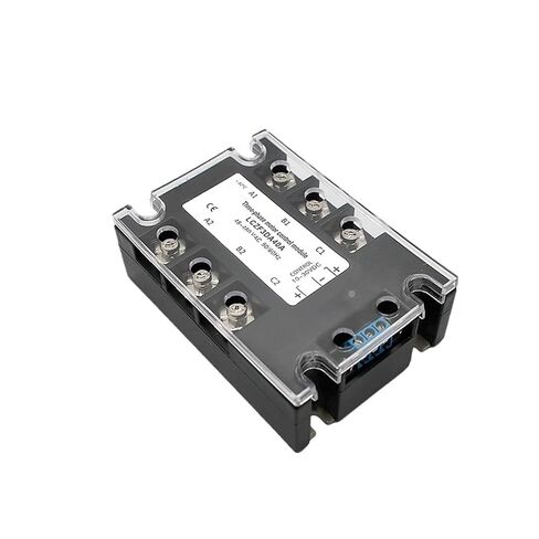 مرحل الحالة الصلبة ثلاثي الطور للتحكم الأمامي والخلفي DC Motor Stater 10A 25A 40A 60A 80A 10-30VDC 40-480VAC DA(40A) in Saudi Arabia