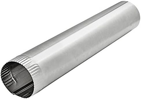 10 "x 24" جدار واحد مجلفن مدخنة تنفيس الأنابيب قفل المفاجئة طول - 26 GA in Kuwait