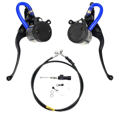 22mm 7/8 Motorcycle Hydraulic Brake Master Cylinder Clutch Reservoir Levers Compatible with Universal Motocross(Left) in Saudi Arabia