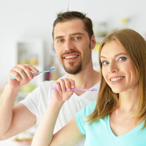 6 Pack Orthodontic Toothbrushes with Covers, Soft Bristles V-Shaped Dental Brushes for Braces, Archwires, and Daily Oral Care in Saudi Arabia