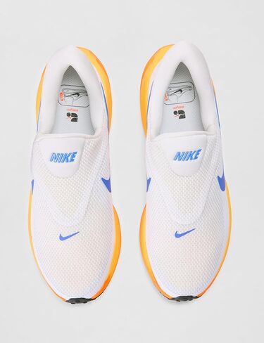Nike Men's Revolution 8 EasyOn Road Running Shoes, White/Blue Crystal-Hydrogen Blue, 11 in Saudi Arabia