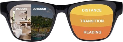 Photochromic Progressive Multifocal Reading Glasses for Men Women in Saudi Arabia